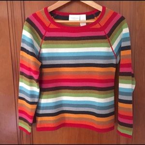 Multicolor Horizontal Stripped Sweater